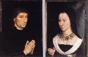 MEMLING, Hans Tommaso Portinari and his Wife wh Spain oil painting reproduction